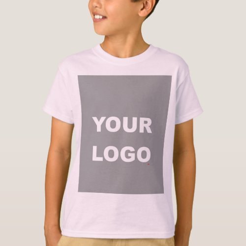 Add Your Image Photo Picture Logo Pale Pink T_Shirt