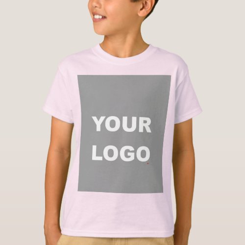 Add Your Image Photo Picture Logo Pale Pink T_Shirt