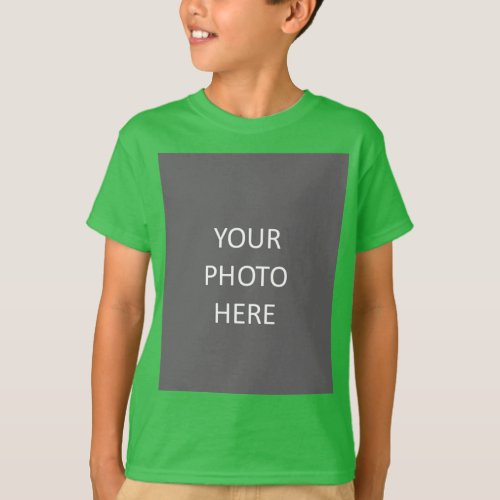 Add Your Image Photo Picture Logo Shamrock Green T_Shirt