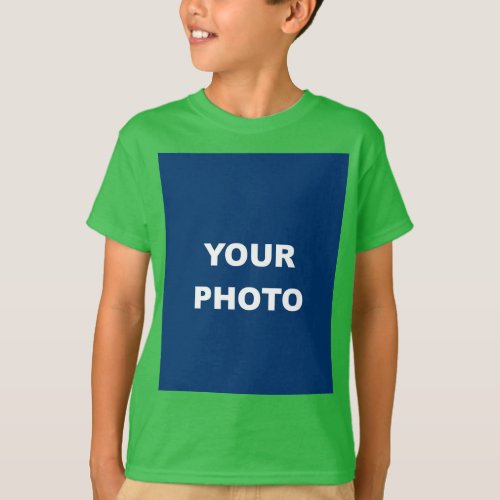 Add Your Image Photo Picture Logo Shamrock Green T_Shirt