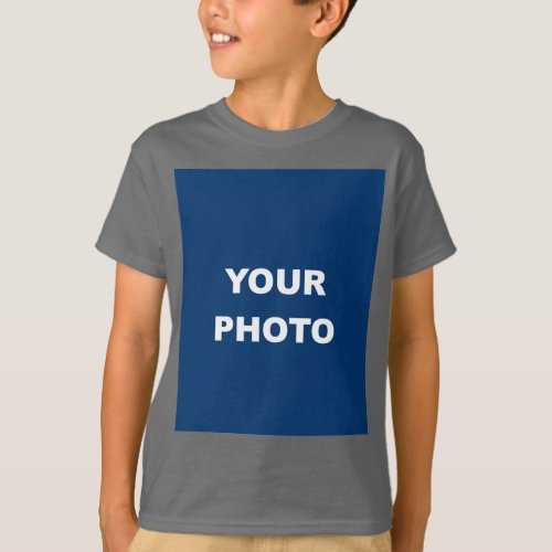 Add Your Image Photo Picture Logo Smoke Gray T_Shirt