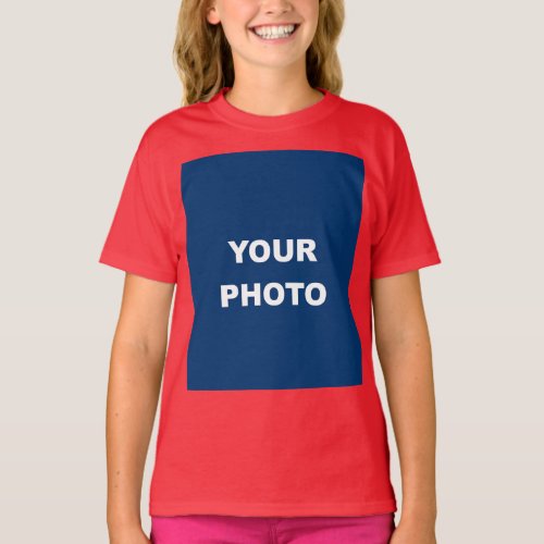 Add Your Image Photo Picture Logo T_Shirt