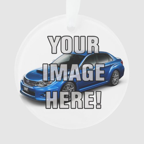Add your image _ Subaru WRX Impreza STI Ornament