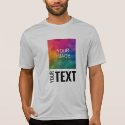 Add Your Image Text Here Template Mens Sport T-Shirt
