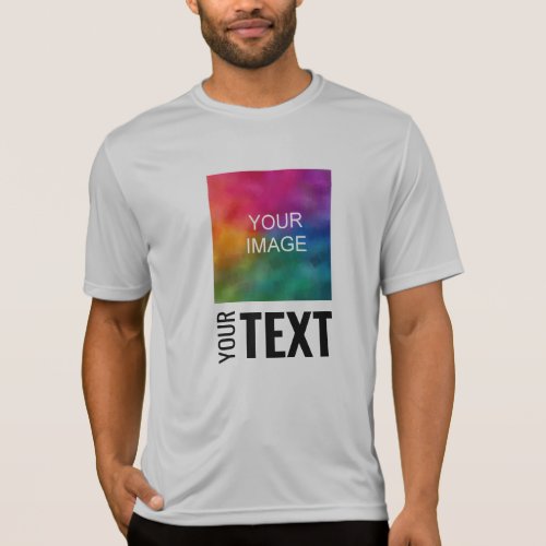 Add Your Image Text Here Template Mens Sport T_Shirt