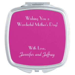 Add Your Image, Text, Mothers Day Compact Mirror