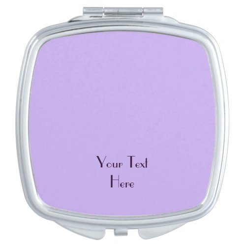 Add Your Image Text Purple Custom Compact Mirror