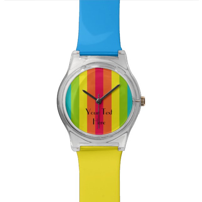 Add Your Image, Your Name, Wrist Watch FUN (Close Up)