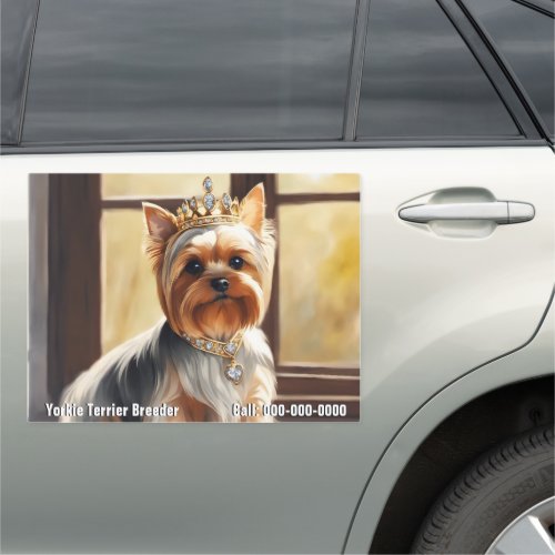 Add Your Info _ 18 X 24 Rectangle _Car Magnet