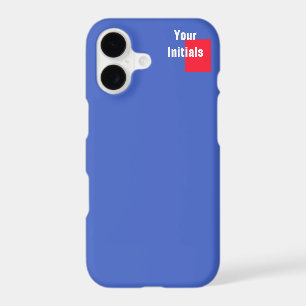 Add Your Initial Royal Blue iPhone 17 Case