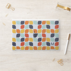 Add Your Initial   Vintage Geometric Pattern HP Laptop Skin