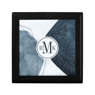 Add Your Initials   Adjacent Abstraction Gift Box