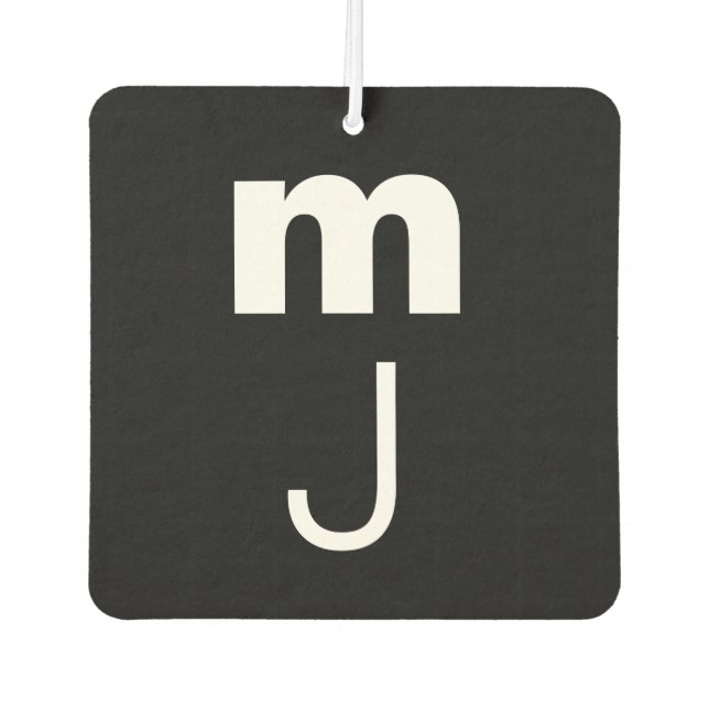 Add your initials air freshener (Front)