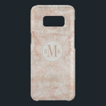 Add Your Initials | Garnet Weft Uncommon Samsung Galaxy S8 Case<br><div class="desc">Garnet Weft III by June Erica Vess. Done in a peach-like color,  this design resembles the appearance of distressed fabric.</div>