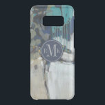 Add Your Initials | Separation Uncommon Samsung Galaxy S8 Case<br><div class="desc">Separation I by Tim OToole. Features dark and neutral colors to create an abstract shape. Uses geometric shapes and paint drip-like lines.</div>