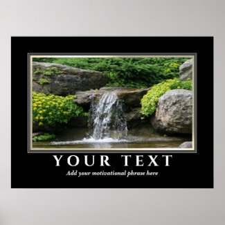 Add Your Inspirational Text Photo Poster