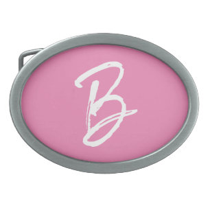 Add Your Letter B Monogram Belt Buckle