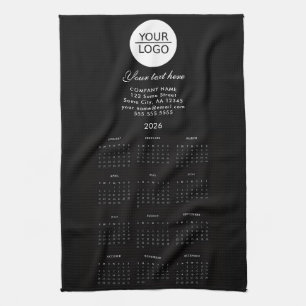 Add your Logo 2026 Calendar Company Promotion Kitchen Towel