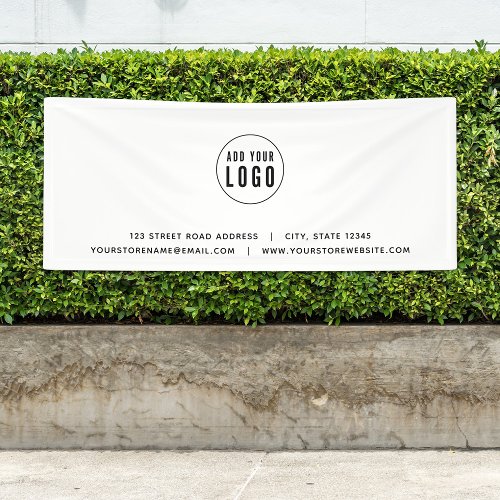 Add Your Logo Address Website Business Banner