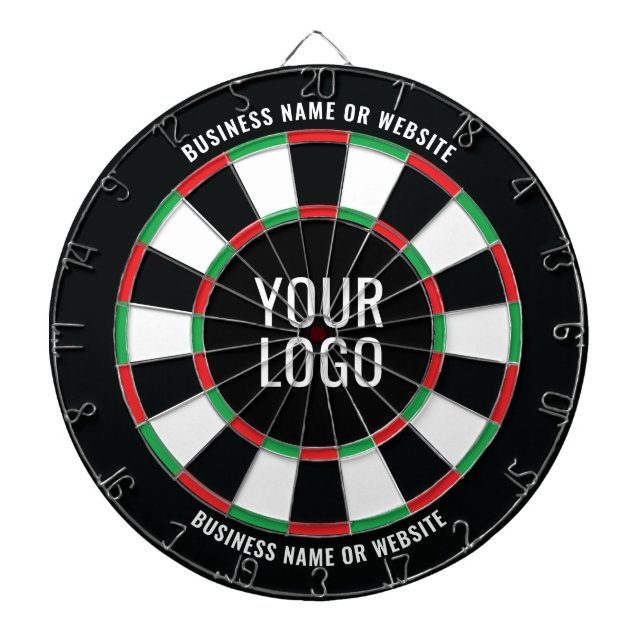 Add Your Logo And Custom Text Dart Board (Front)
