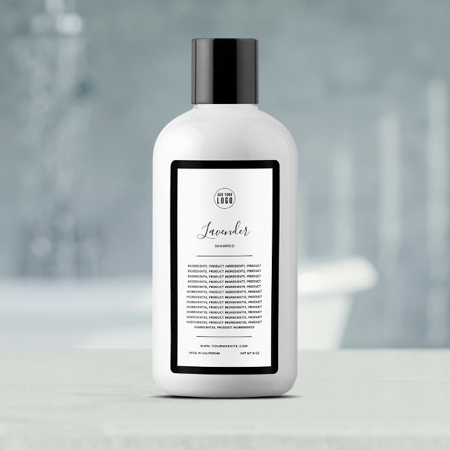 Add Your Logo and Editable Border Color Product Label (Creator Uploaded)