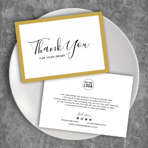 Add Your Logo and Editable Border Color Thank You