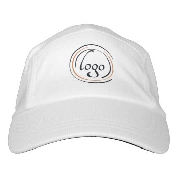 Add Your Logo And Text Customize Performance Hat by Colors__and__designs at Zazzle