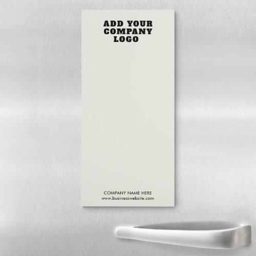Add Your Logo and Website Business Office Staff Magnetic Notepad