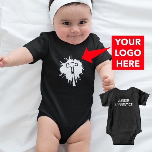 Add Your Logo Baby Work Uniform Junior Apprentice Baby Bodysuit