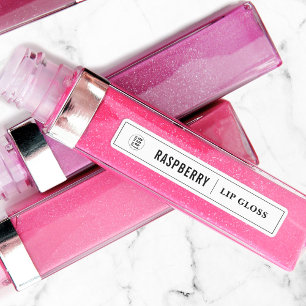 Add Your Logo Black Border & Line Product Labels