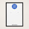 Add Your Logo Border  Earring Display Card