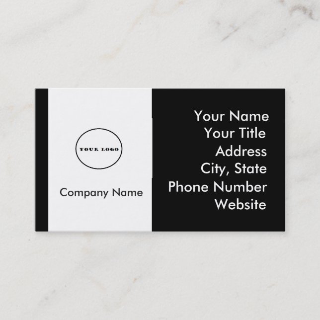 add your logo business cards logo business card (Front)