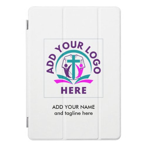 ADD YOUR LOGO  Business Church Merchandise iPad Pro Cover