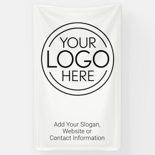 Add Your Logo Business Corporate Modern Minimalist Banner