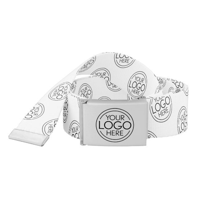 Add Your Logo Business Corporate Modern Minimalist Belt (Snake)