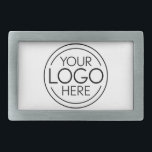 Add Your Logo Business Corporate Modern Minimalist Belt Buckle<br><div class="desc">Perfect for an office convention wearable or presentation gift, these logo belt buckles are simple in design. You can change the background color to match the color that coordinates with your company logo. A simple, no frills design for any company. Upload your logo. If your logo doesn't fit, click on...</div>