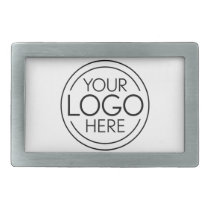 Add Your Logo Business Corporate Modern Minimalist Belt Buckle