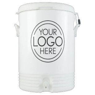 Add Your Logo Business Corporate Modern Minimalist Beverage Cooler