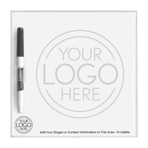 Add Your Logo Business Corporate Modern Minimalist Dry Erase Board