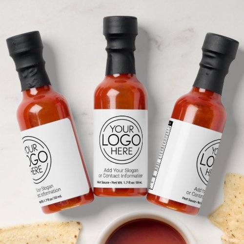 Add Your Logo Business Corporate Modern Minimalist Hot Sauces