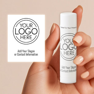 Add Your Logo Business Corporate Modern Minimalist Lip Balm