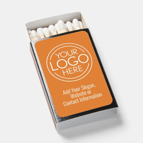 Add Your Logo Business Corporate Modern Minimalist Matchboxes