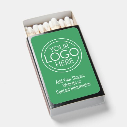 Add Your Logo Business Corporate Modern Minimalist Matchboxes