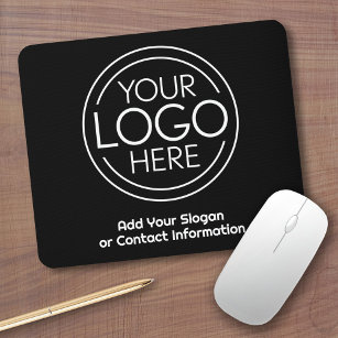 Add Your Logo Business Corporate Modern Minimalist Mouse Pad