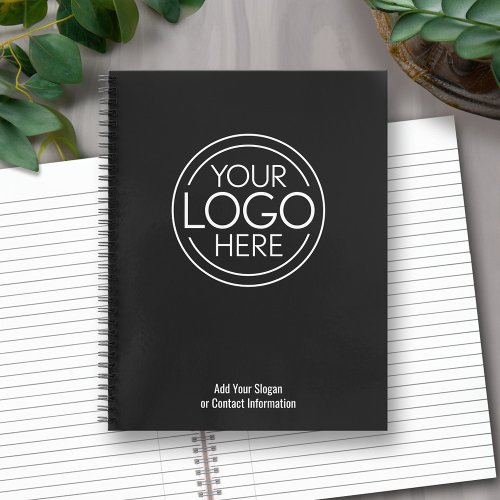 Add Your Logo Business Corporate Modern Minimalist Notebook