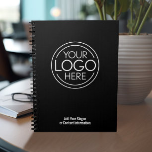 Add Your Logo Business Corporate Modern Minimalist Notebook