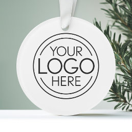 Add Your Logo Business Corporate Modern Minimalist Ornament