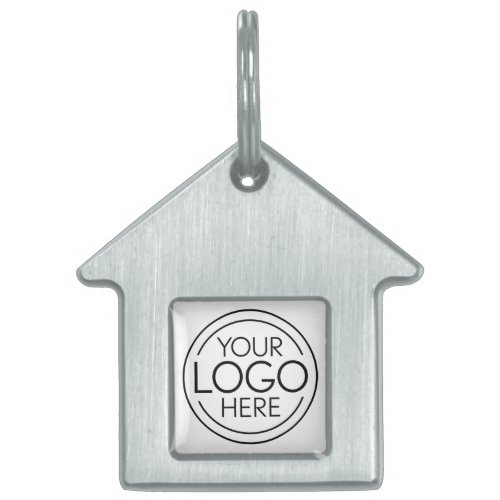 Add Your Logo Business Corporate Modern Minimalist Pet ID Tag