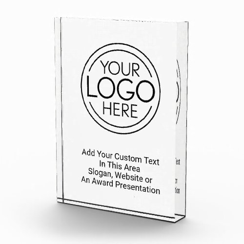 Add Your Logo Business Corporate Modern Minimalist Photo Block