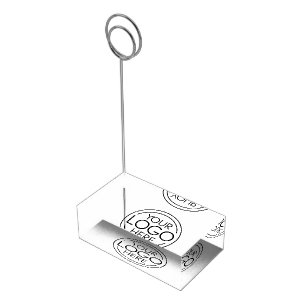 Add Your Logo Business Corporate Modern Minimalist Place Card Holder